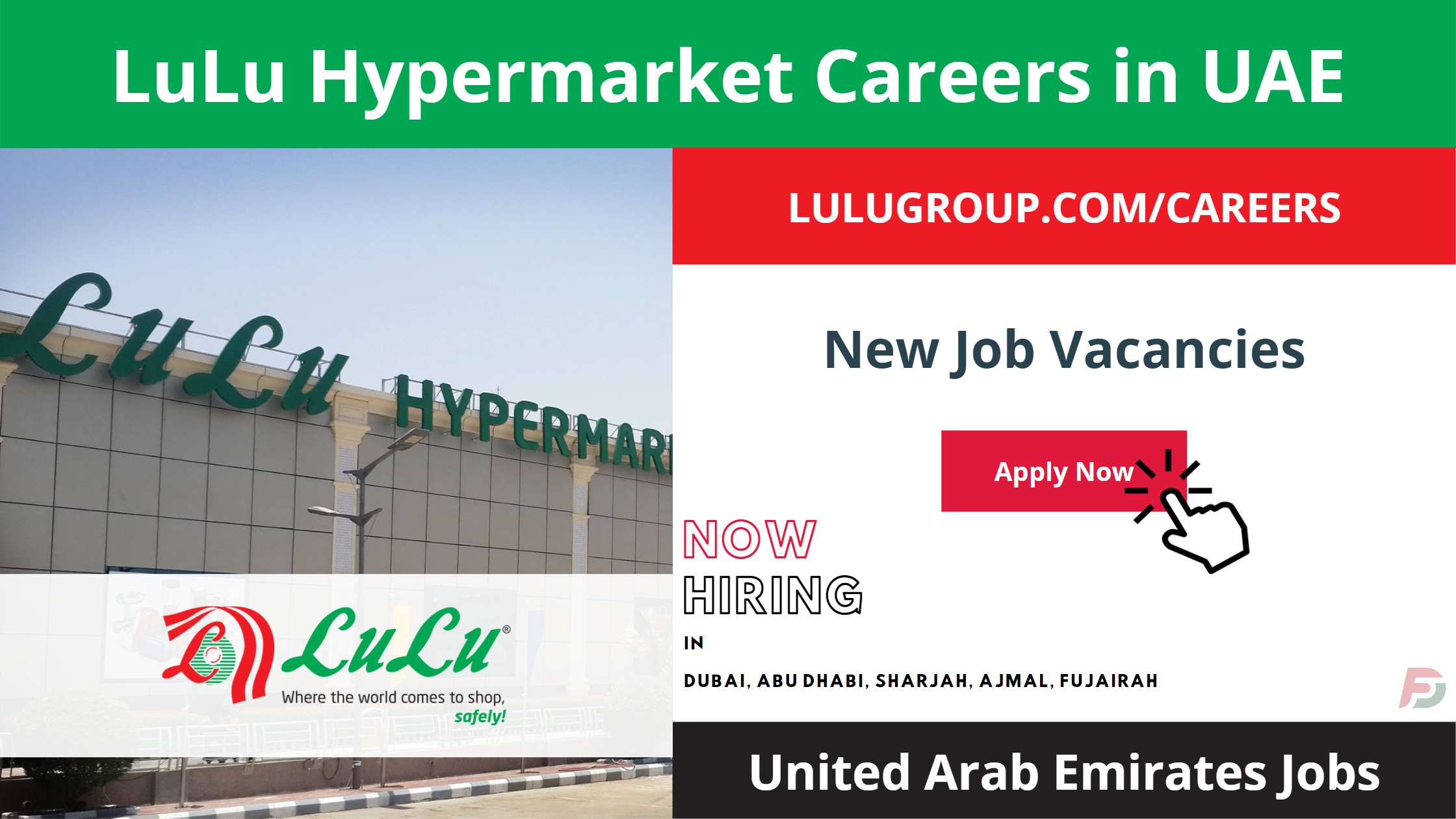 LuLu Hypermarket Careers in UAE 2024 New Job Vacancies