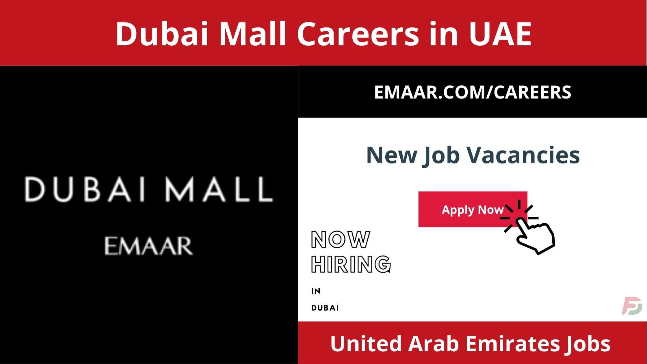 Dubai Mall Careers in Dubai 2024 New Job Vacancies